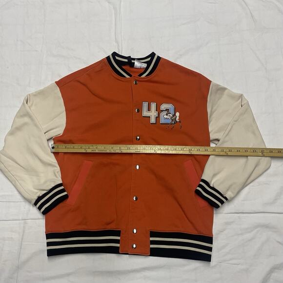 Disney Bambi Mens Varsity Jacket Size XS snap button - Disney by Divided - Picture 11 of 11